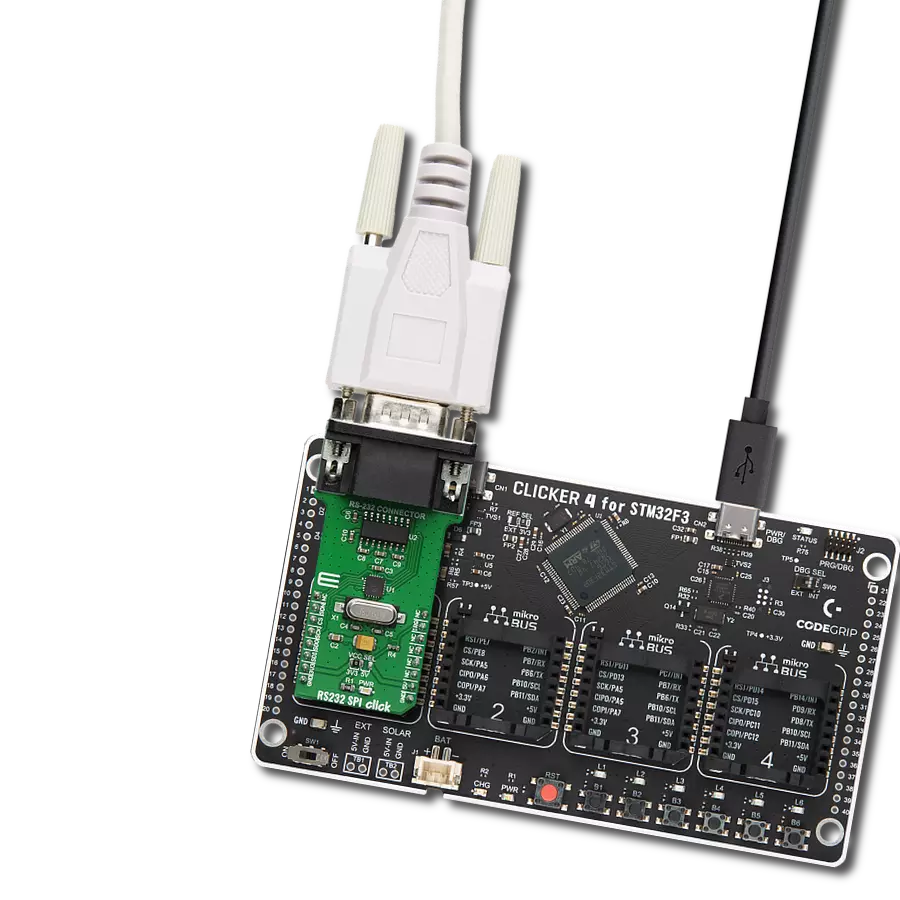 使用MAX3100和STM32F302VC弥合RS232和SPI接口之间的差距
