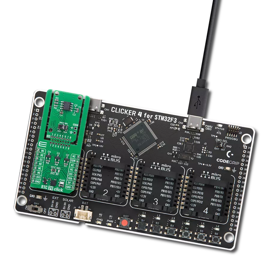 使用 DS1307 和 STM32F302VC 提供高精度实时时钟和日历功能