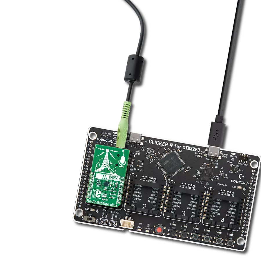 使用Si4713-B30和STM32F302VC通过FM广播频段传输音乐