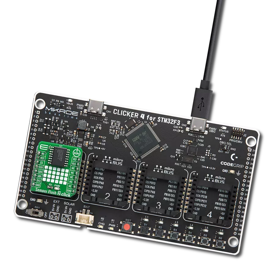 Achieve quick and seamless stored data access with S25HL512T combined with STM32F302VC