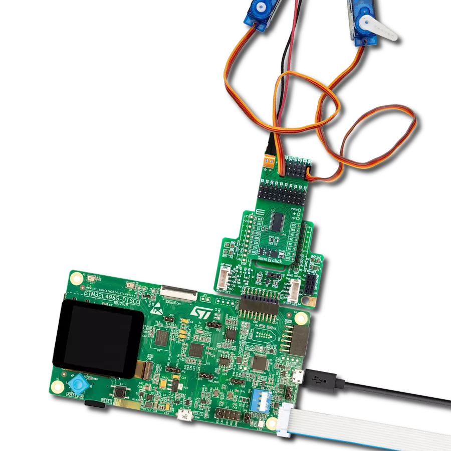 使用 TLC59401 和 STM32L496AG 实现平稳的舵机电机运动