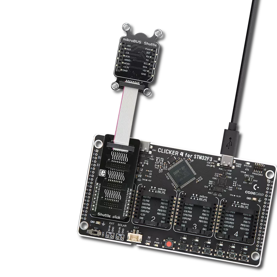 实现无缝集成，释放无限创造力，使用我们的Shuttle板和STM32F302VC
