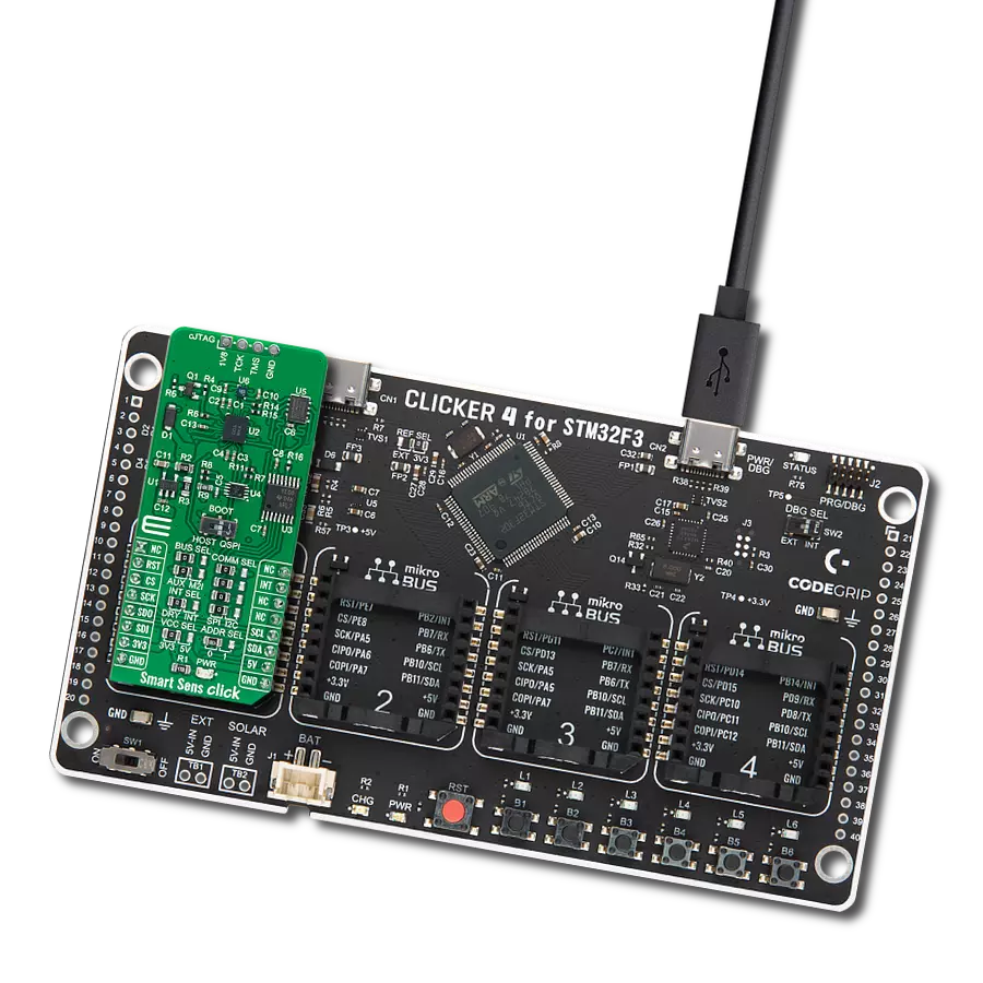 Achieve precise motion tracking and orientation data with BHI260, BMM150 and STM32F302VC
