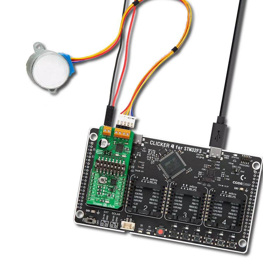 Manage your bipolar stepper motors without a hassle using TB67S539FTG and STM32F302VC
