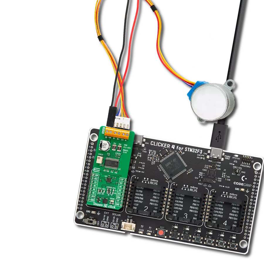 Enhance your projects to unprecedented levels of precision and control with DRV8825 and STM32F302VC