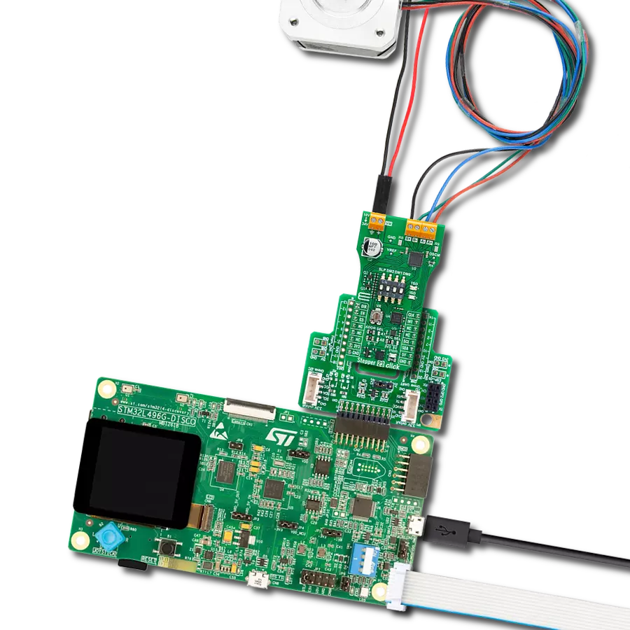 使用TB67S569FTG和STM32L496AG驱动和控制小型步进电机