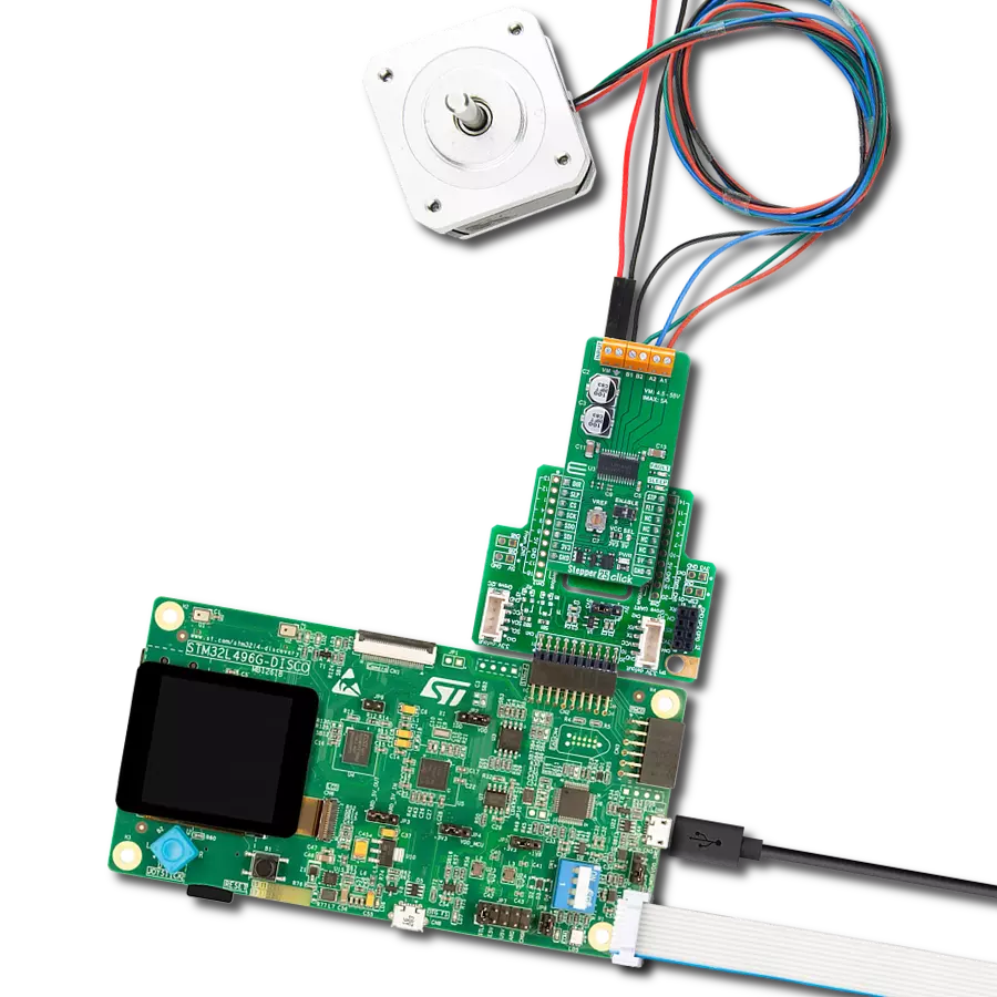 Deliver smooth and accurate stepper motor motion with DRV8452 and STM32L496AG
