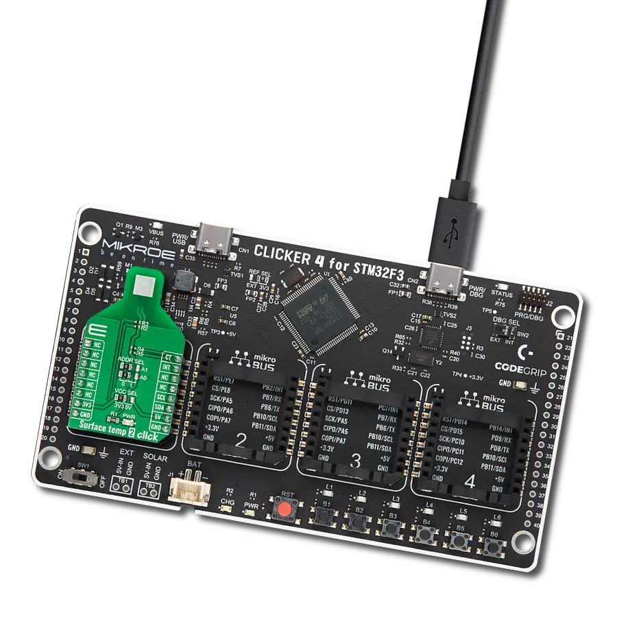 Experience instant comfort and get instant temperature results with ADT7422 and STM32F302VC