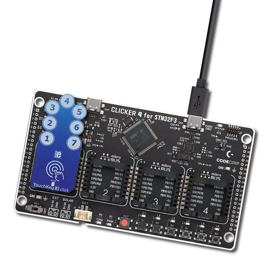 Touch the difference with AT42QT1110 and STM32F302VC