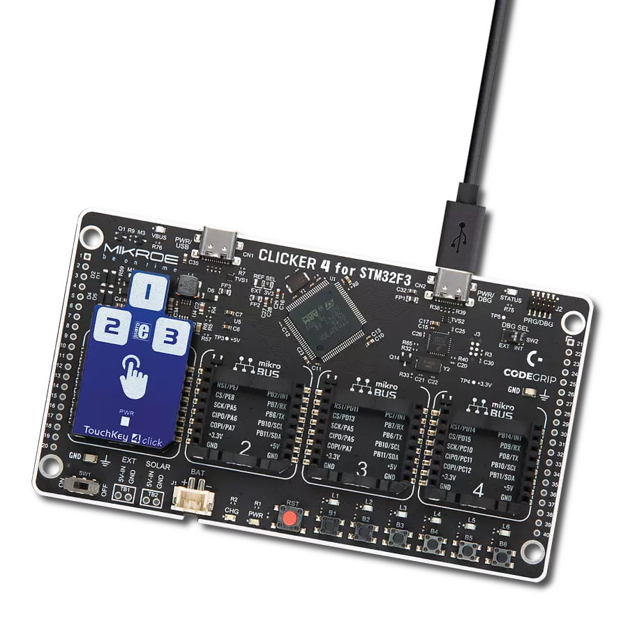 使用 CAP1293 和 STM32F302VC 使交互更加直观。