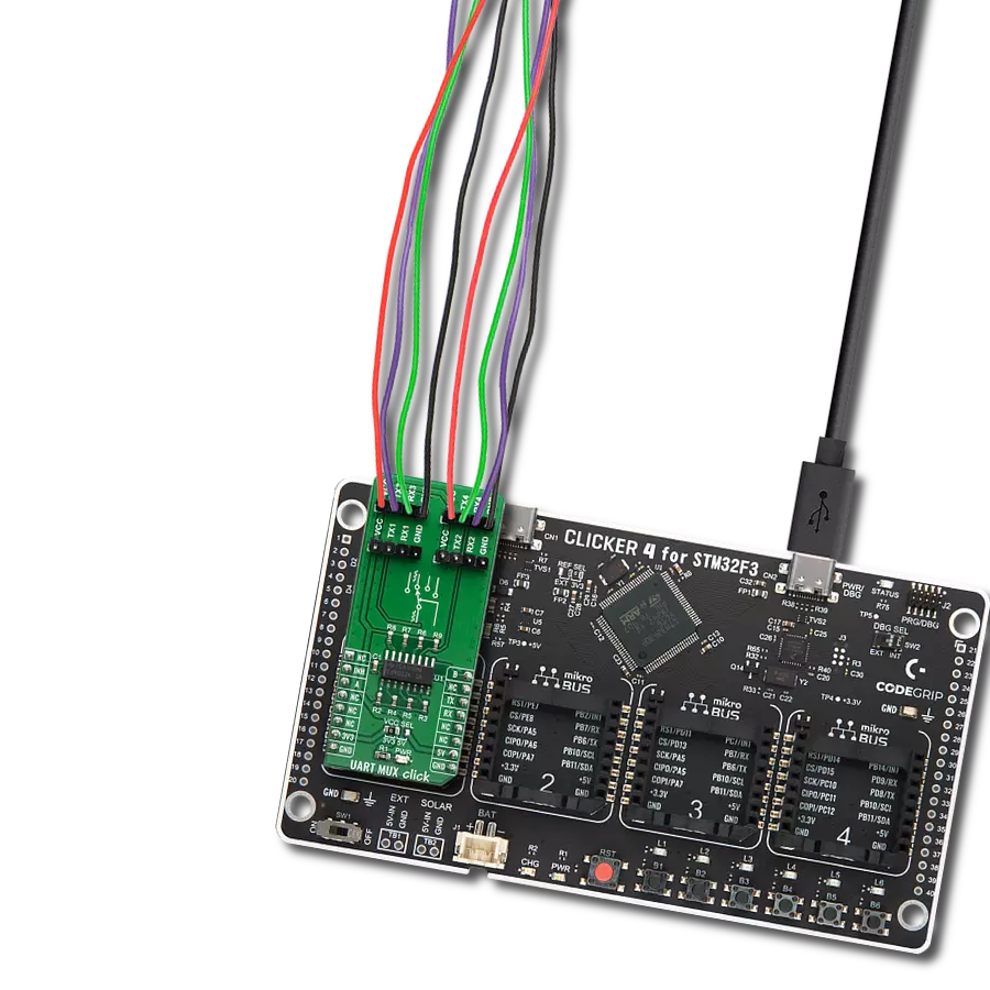 Unlock a new level of precision in UART signal routing with SN74LV4052A and STM32F302VC