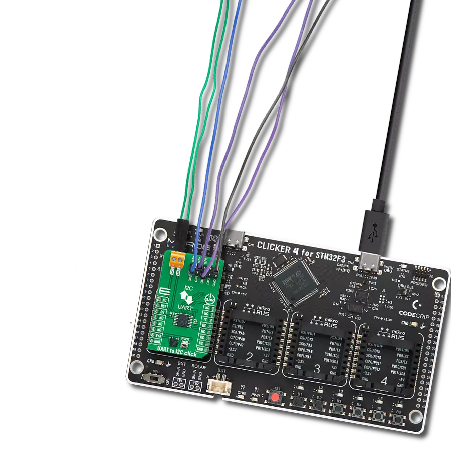 Experience the magic of protocol transformation with SC18IM704 and STM32F302VC