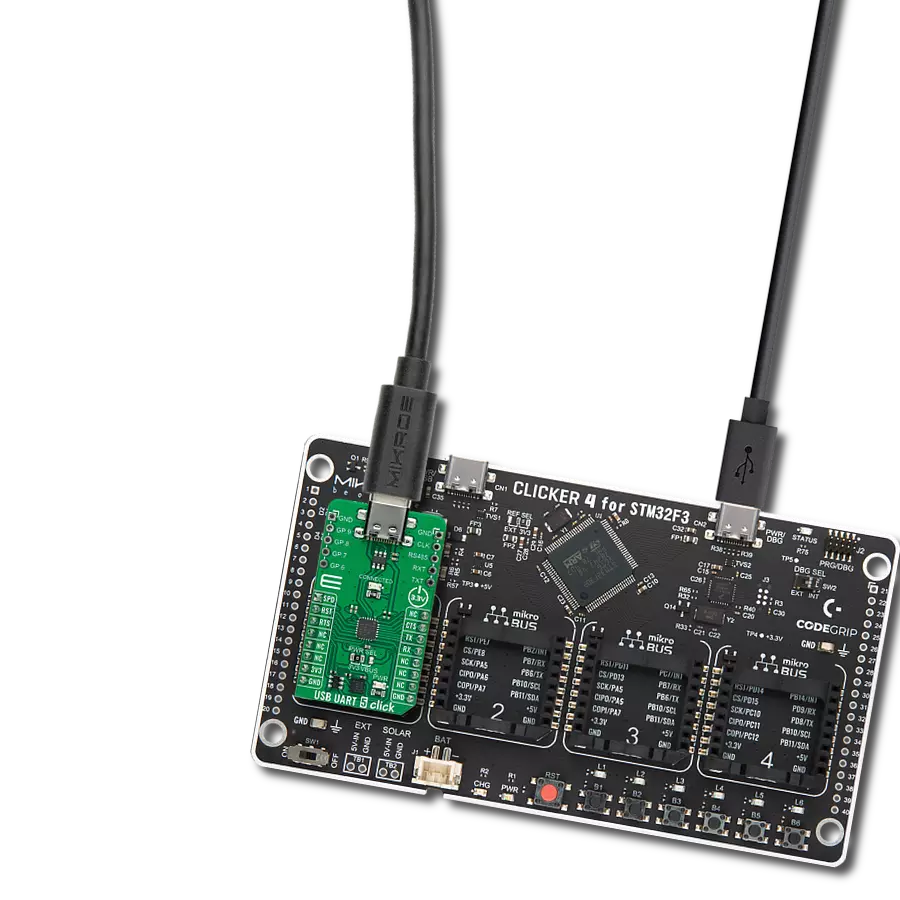 Simplify data transfer between USB and UART devices with CP2110 and STM32F302VC
