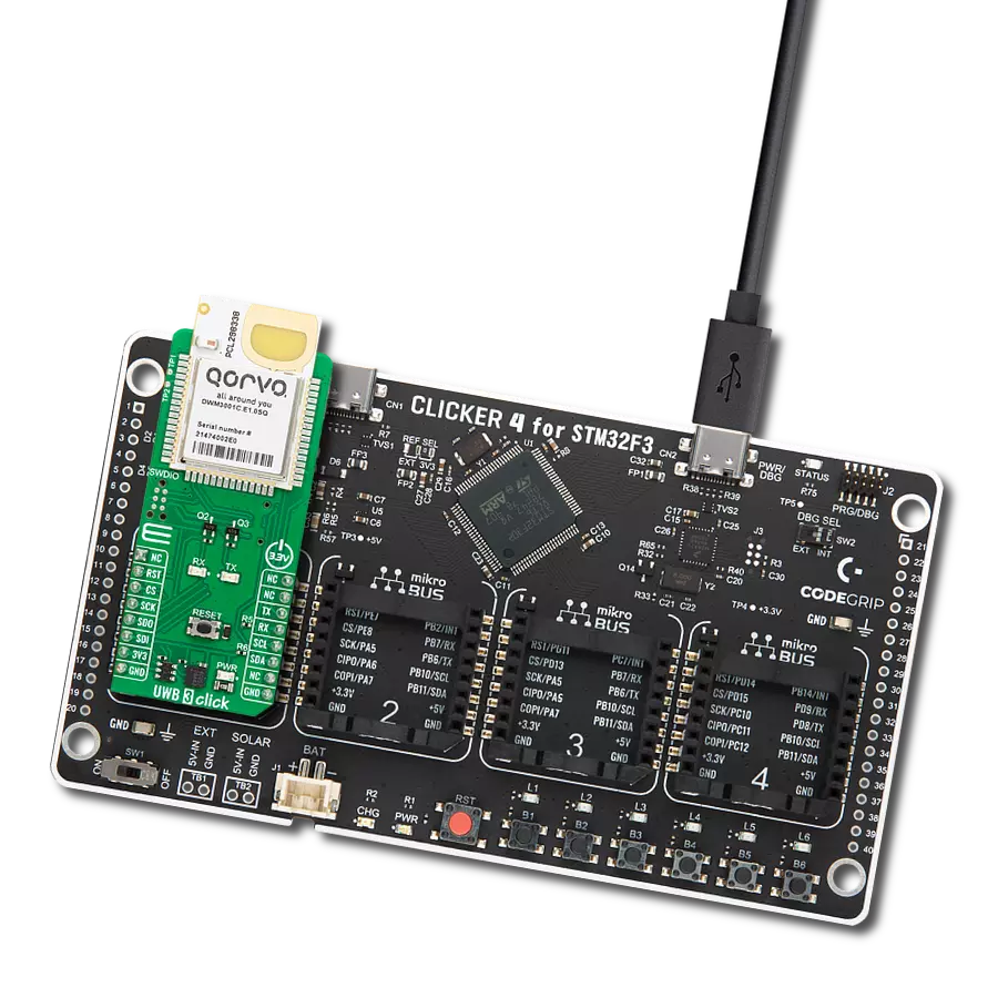 使用 DWM3001 和 STM32F302VC 实现设备位置的实时精确跟踪