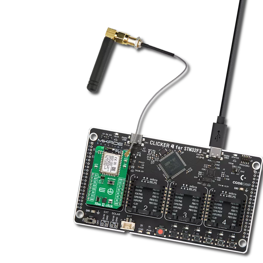 使用XBRR-24Z8和STM32F302VC实现Zigbee 3.0和BLE通信，以实现远距离连接