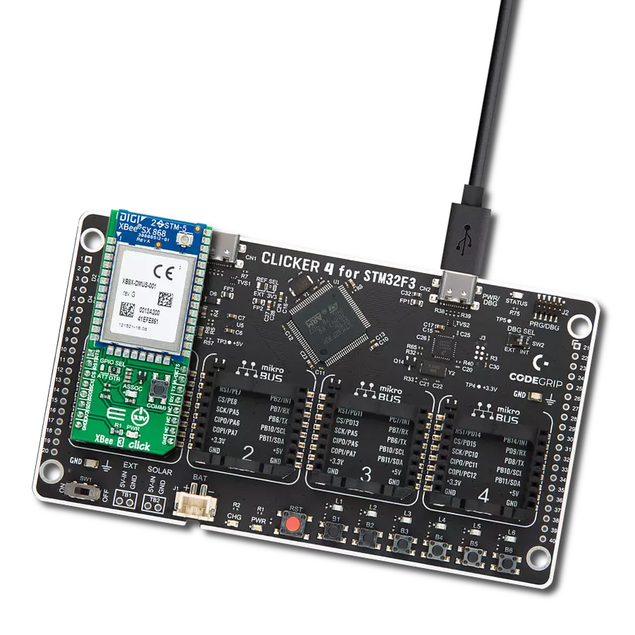 Make a wireless connection without any trouble with XB8X-DMUS-001 and STM32F302VC