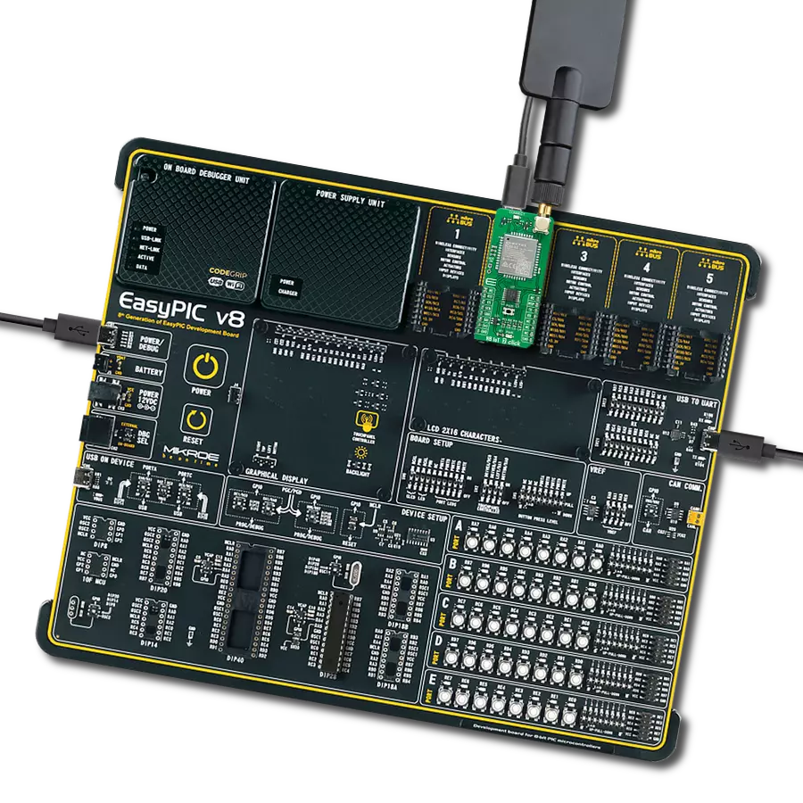 NB IoT 2 Click with EasyPIC v8