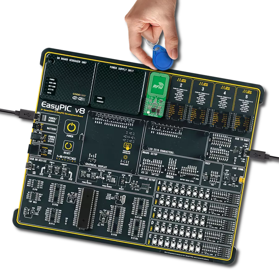 RFid Click with EasyPIC v8