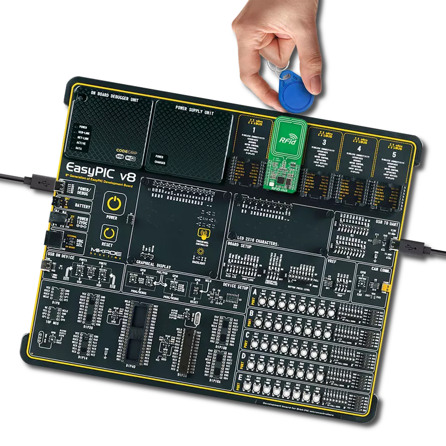 RFid Click with EasyPIC v8