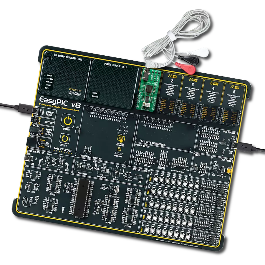 EEG Click with EasyPIC v8