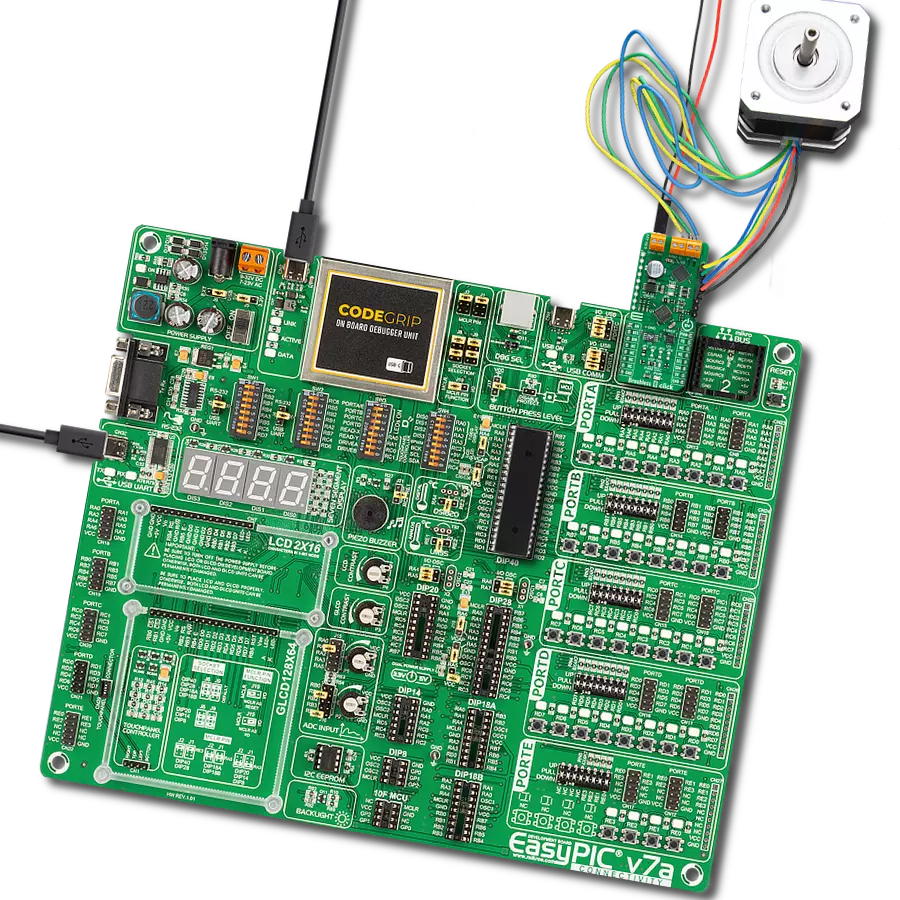 Brushless 8 Click with EasyPIC v7a