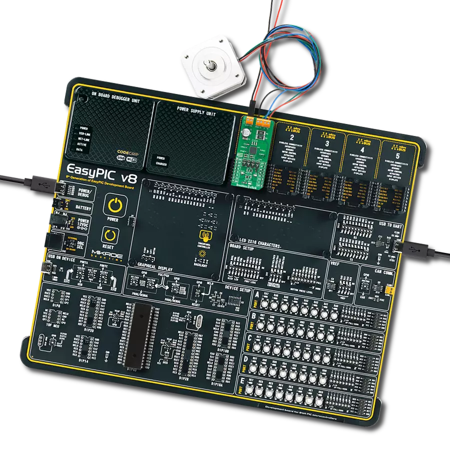 Brushless 7 Click with EasyPIC v8