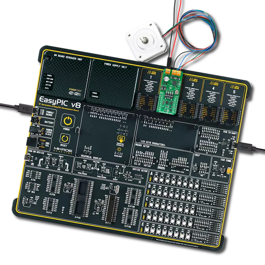 Brushless 14 Click with EasyPIC v8