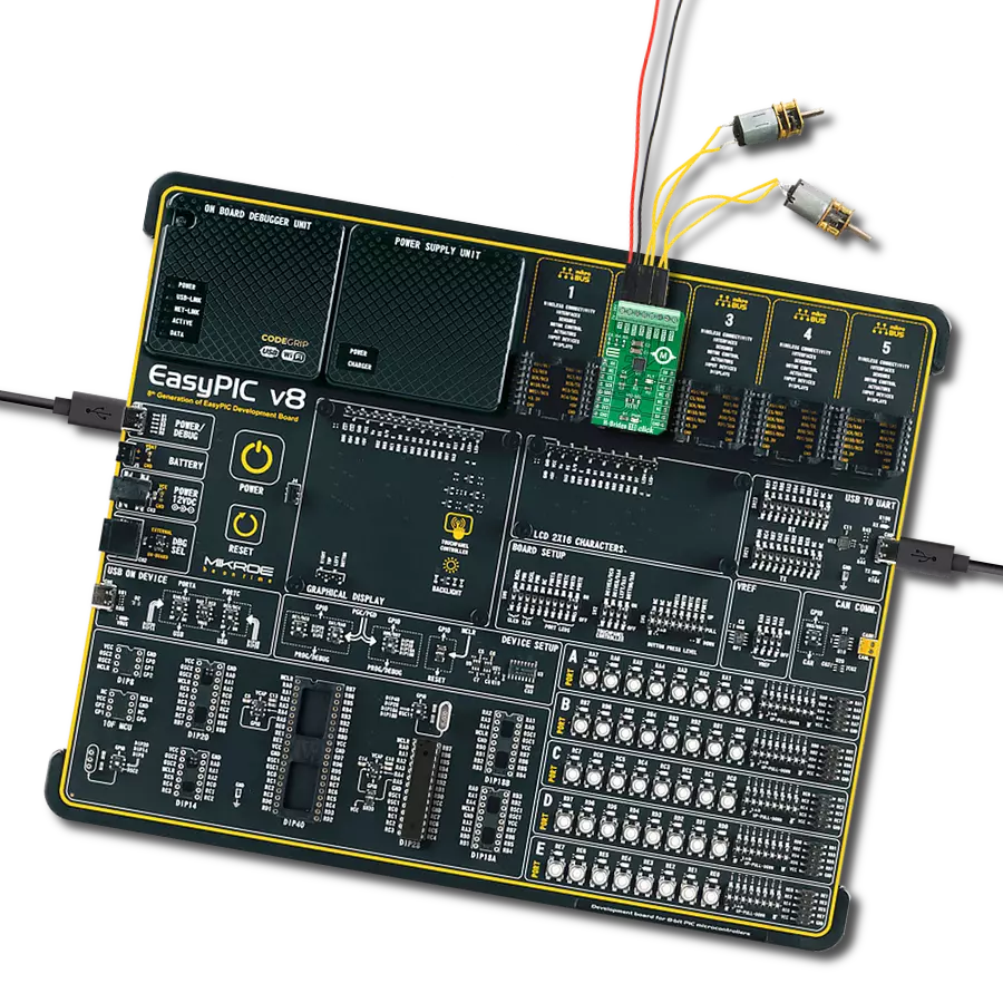 H-Bridge 10 Click with EasyPIC v8