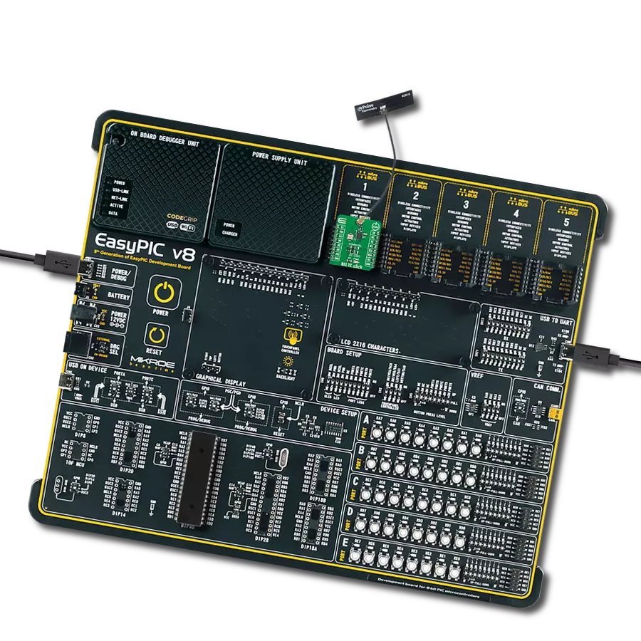 BLE TX Click with EasyPIC v8