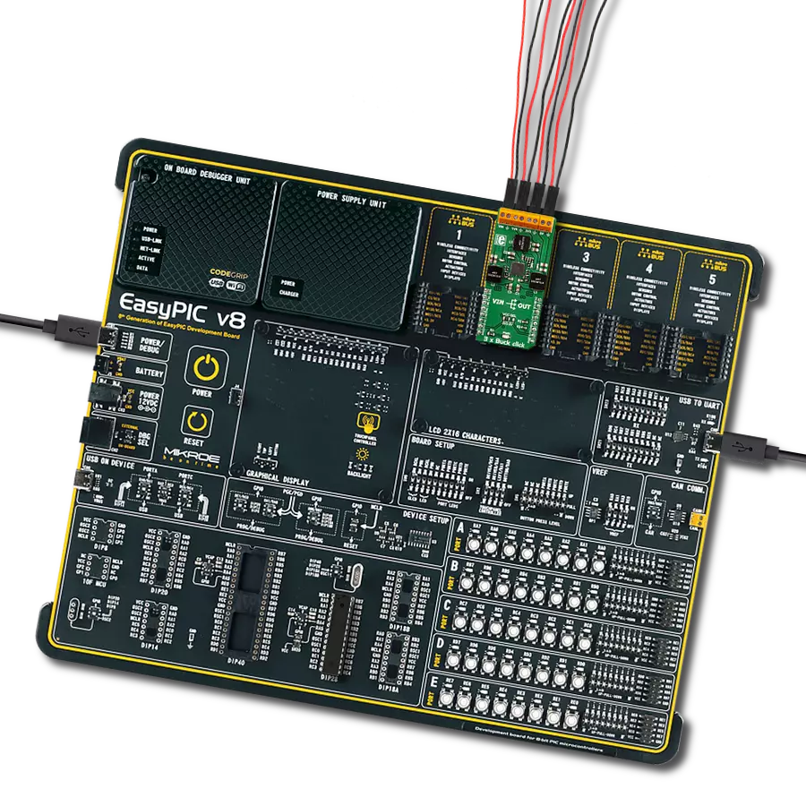 3xBuck click with EasyPIC v8