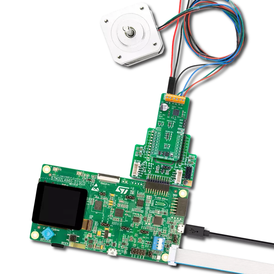 Achieve smooth and quiet stepper motor control with MAX22210 and STM32L496AG
