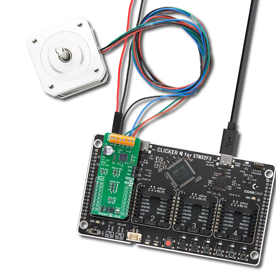 Achieve smooth and quiet stepper motor control with MAX22210 and STM32F302VC