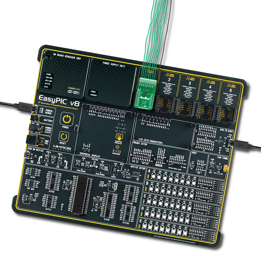 DAC 12 Click with EasyPIC v8