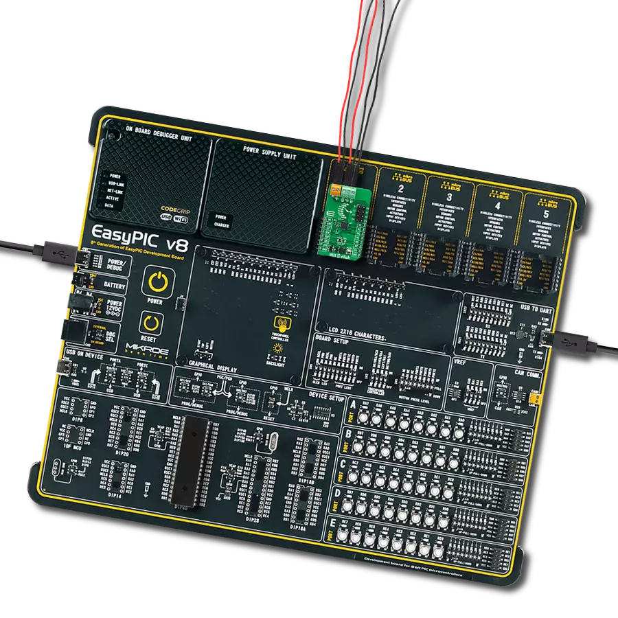 MUX 9 Click with EasyPIC v8