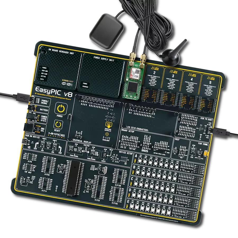 Thingstream Click with EasyPIC v8