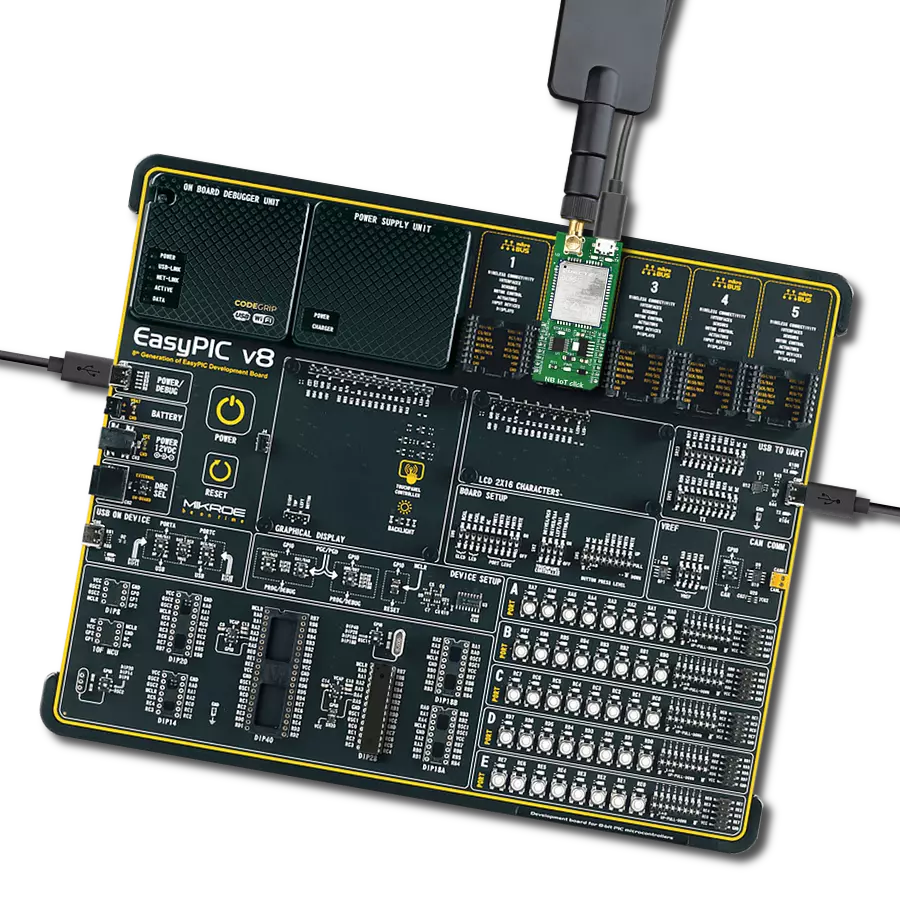 NB IoT Click with EasyPIC v8