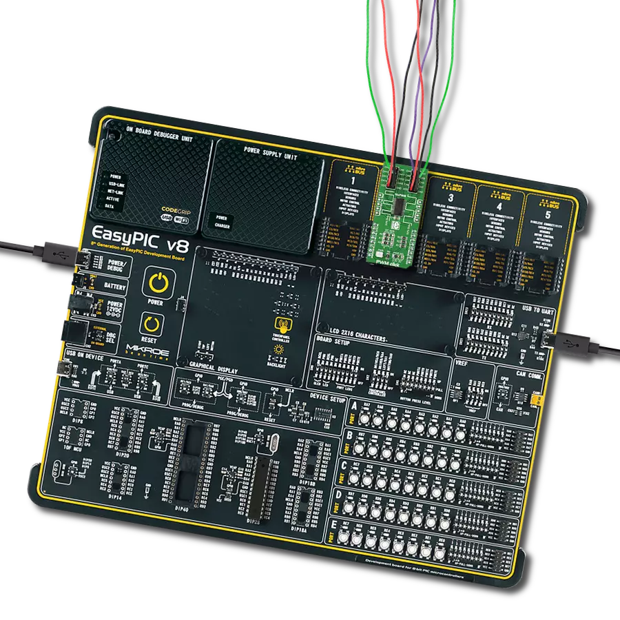 Experience limitless PWM possibilities with PCA9685 and PIC18F27K42