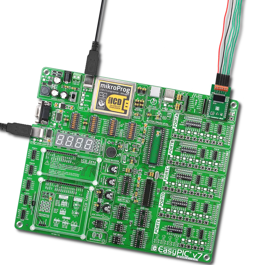 SPI Isolator Click with EasyPIC v7