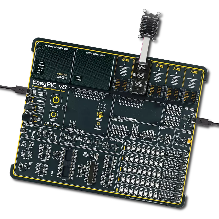 Shuttle Click with EasyPIC v8