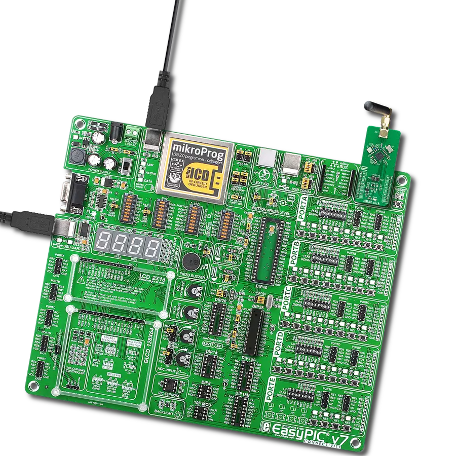 ISM RX Click with EasyPIC v7