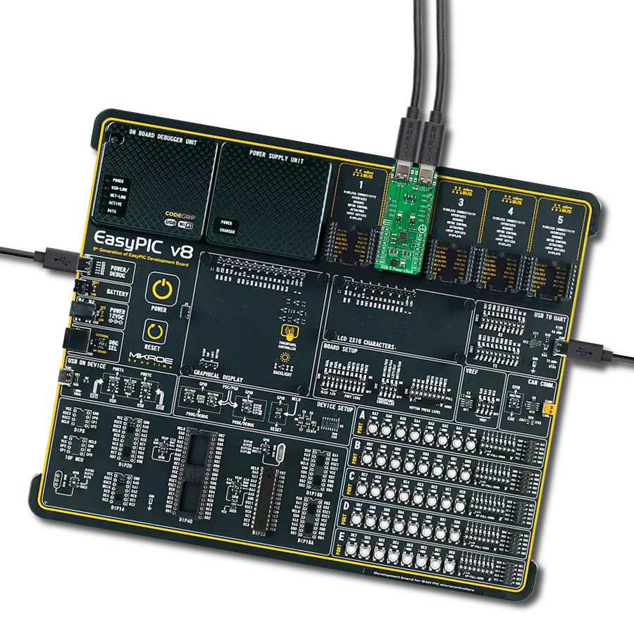 USB-C Power Click with EasyPIC v8