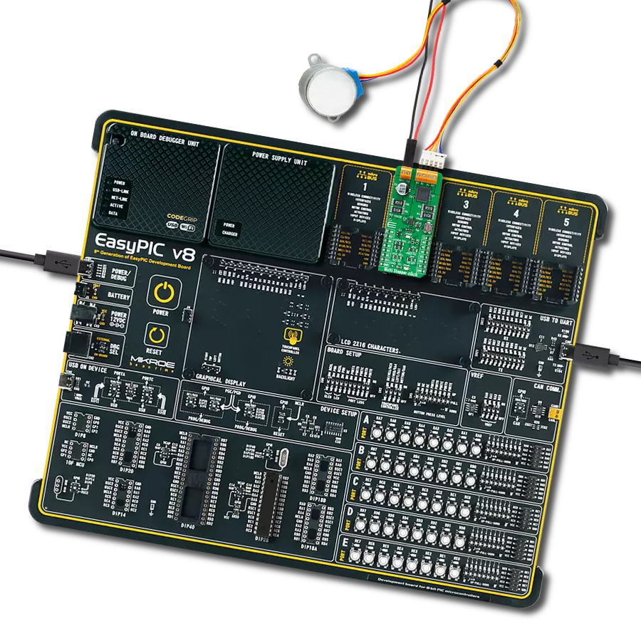 Multi Stepper Click - TB67S269 with EasyPIC v8