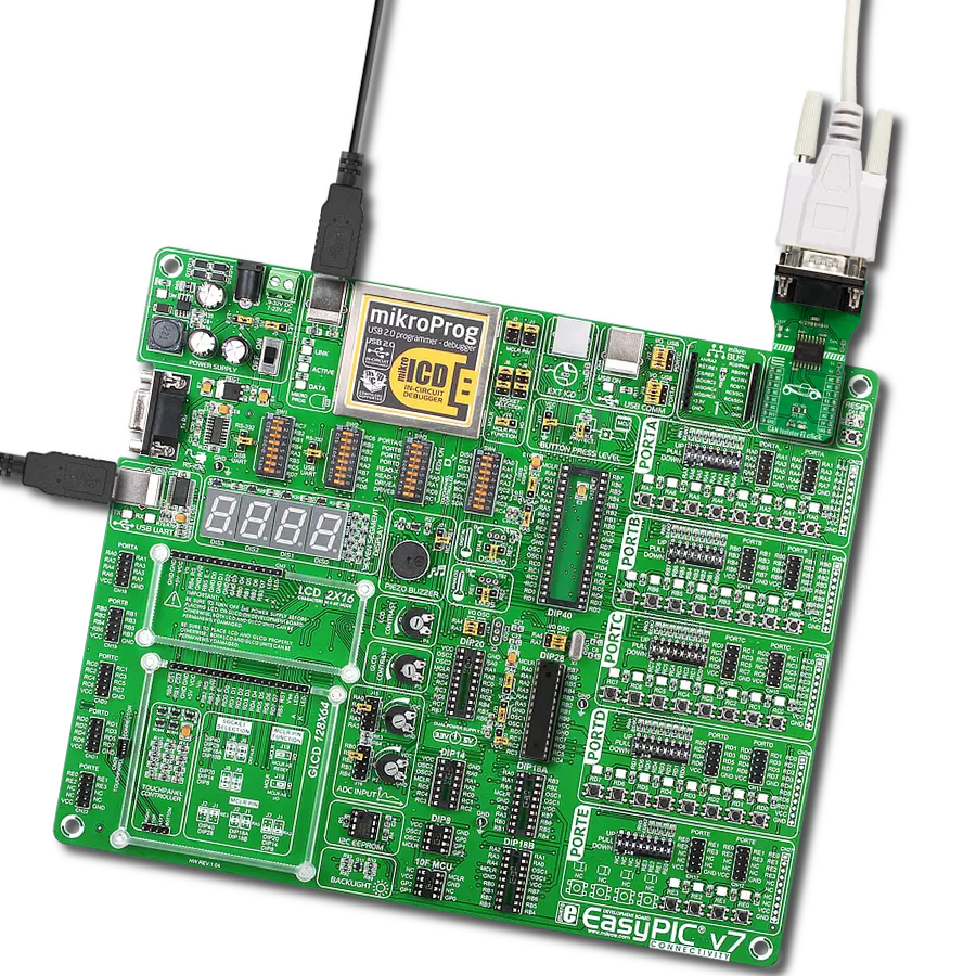 CAN Isolator 2 Click with EasyPIC v7