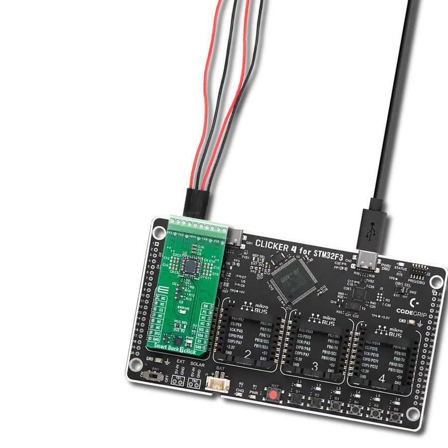 使用 MYWGC3R53FF 和 STM32F302VC 从单一电源提供四路稳压输出