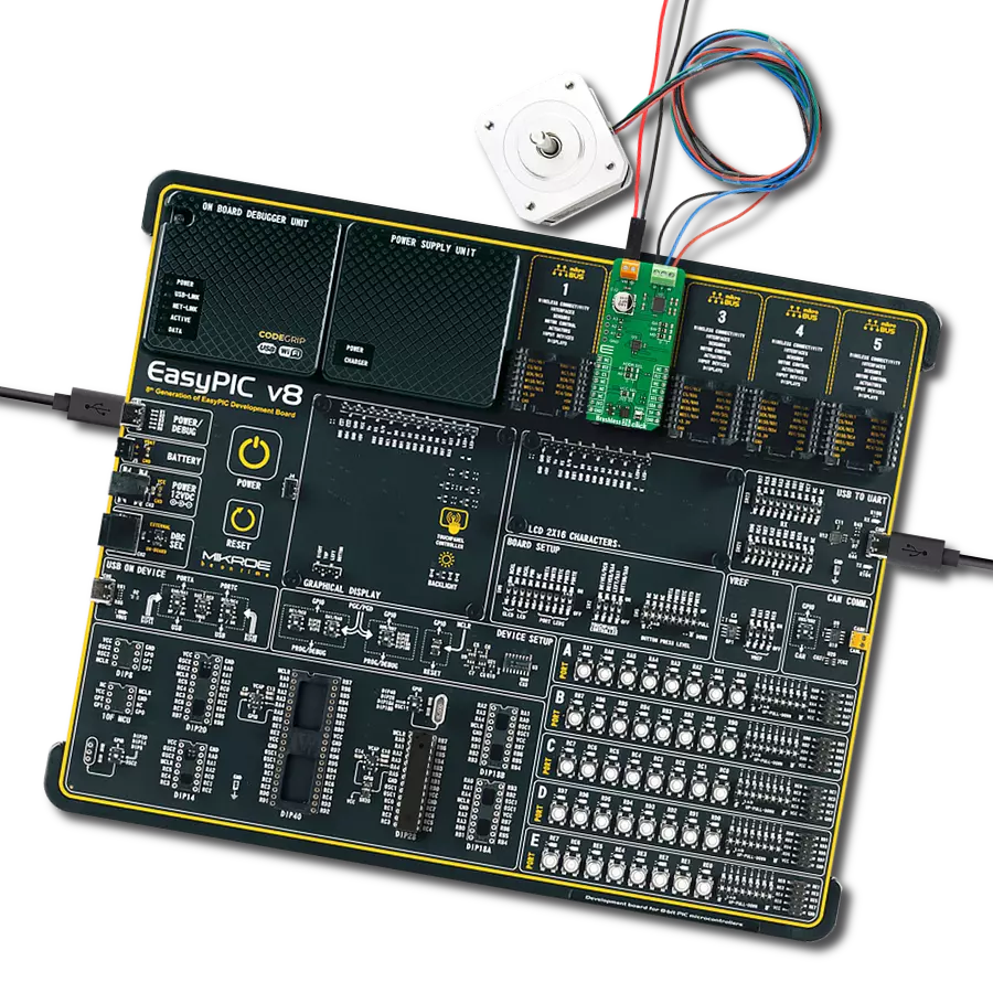Brushless 26 Click with EasyPIC v8