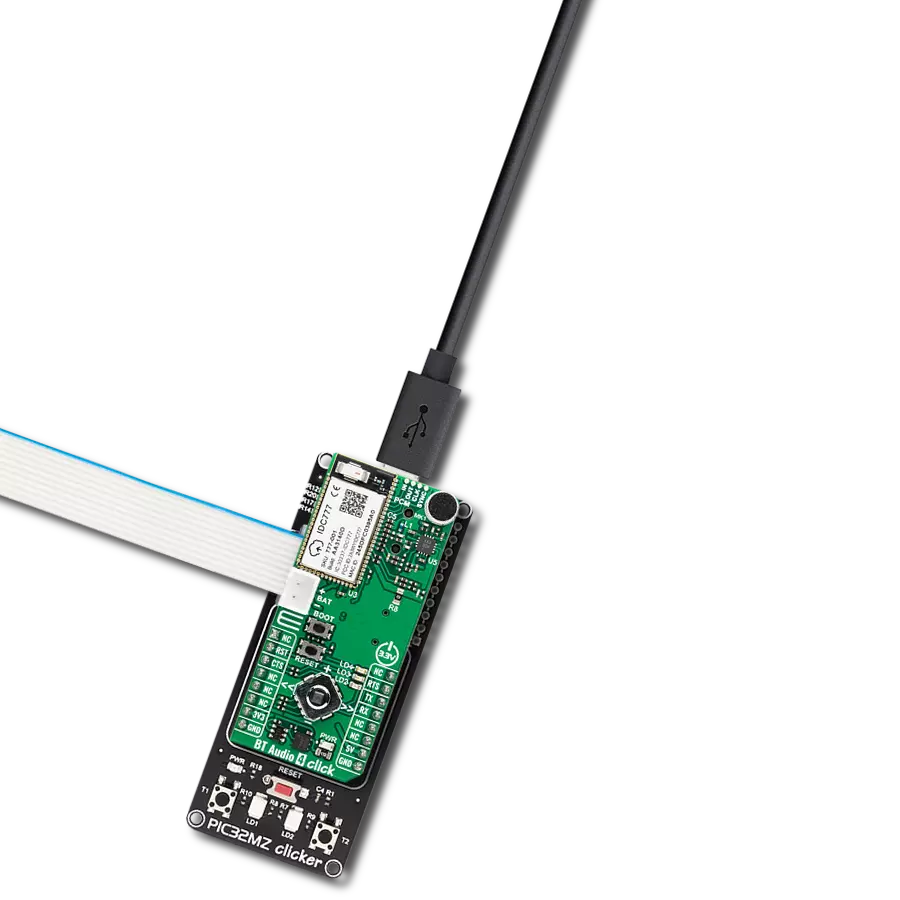 Experience high-quality wireless audio streaming over Bluetooth 5.4 with the IDC777-1 and PIC32MZ1024EFH064