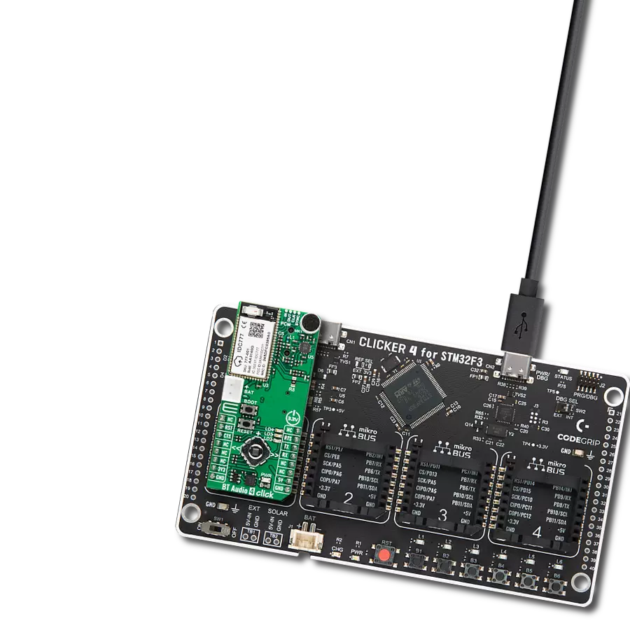 Experience high-quality wireless audio streaming over Bluetooth 5.4 with the IDC777-1 and STM32F302VC