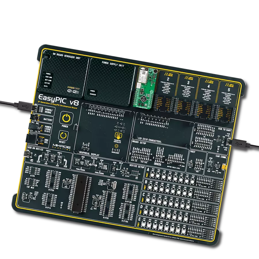 Experience high-quality wireless audio streaming over Bluetooth 5.4 with the IDC777-1 and PIC18F47Q10