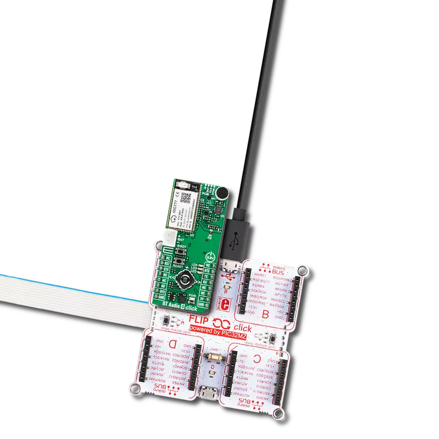 Experience high-quality wireless audio streaming over Bluetooth 5.4 with the IDC777-1 and PIC32MZ2048EFH100