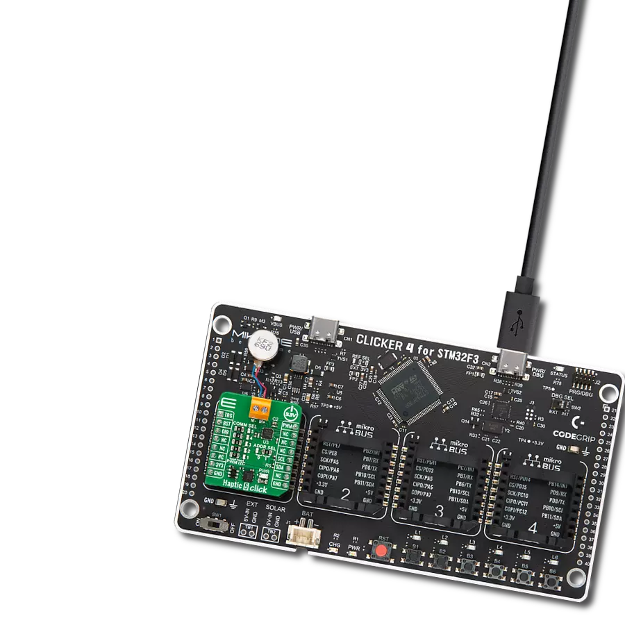 使用 IQS390 和 STM32F302VC 为嵌入式应用提供灵敏触觉反馈